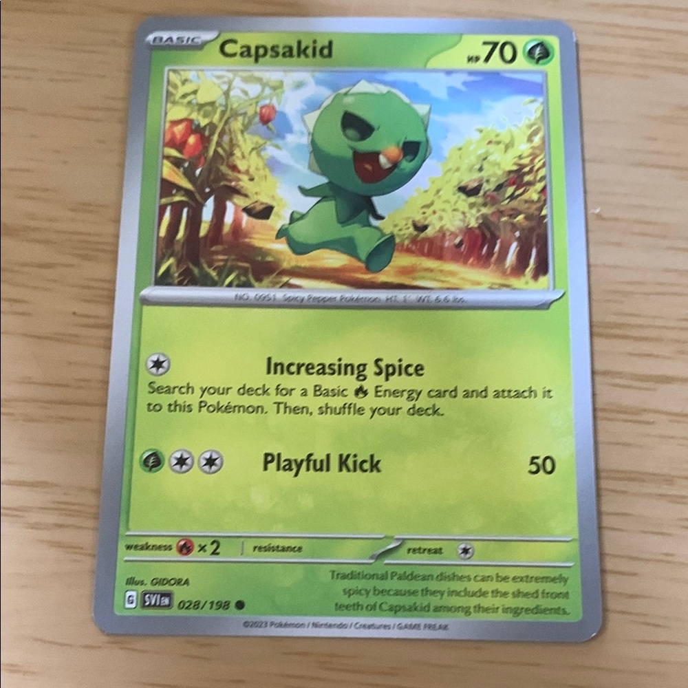 Capsakid Trading Card